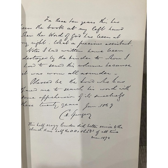 Vintage Cruden's Complete Concordance Hardcover Bible Study Book 1984 - Picture 8 of 8